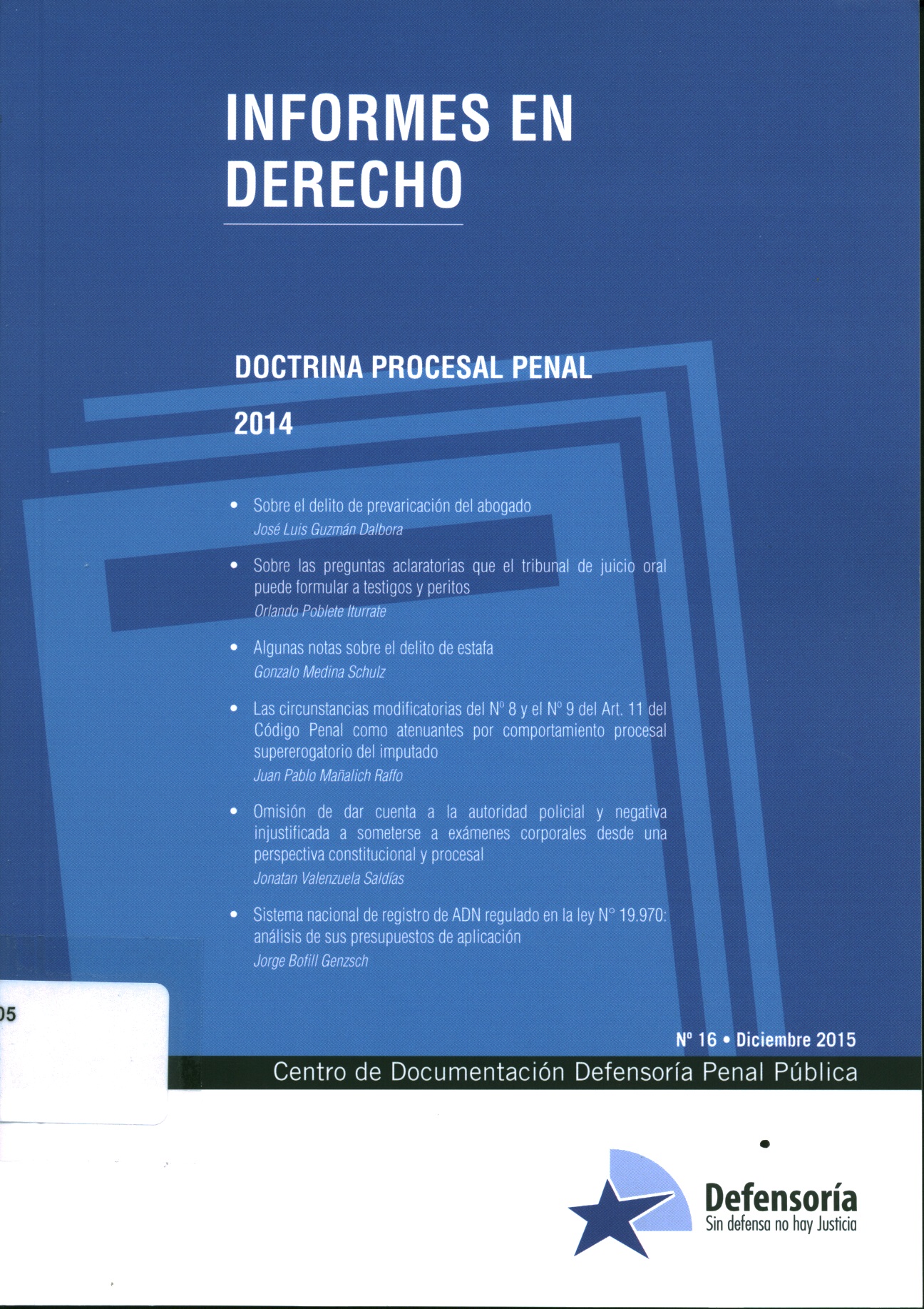 Doctrina procesal penal 2014