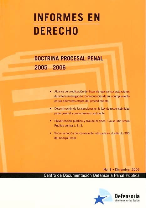Doctrina procesal penal 2005-2006