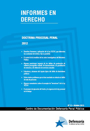 Doctrina procesal penal 2012