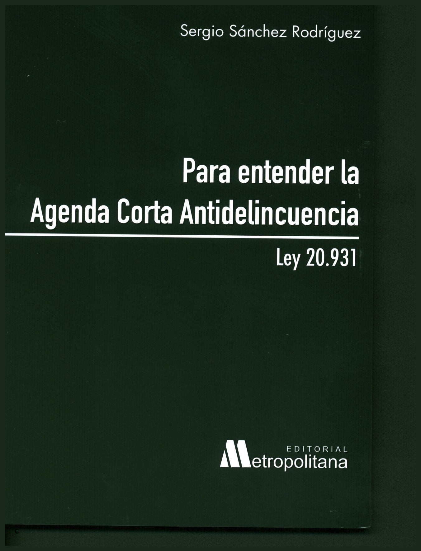 Para entender la agenda antidelincuencia ( ley 20.931)