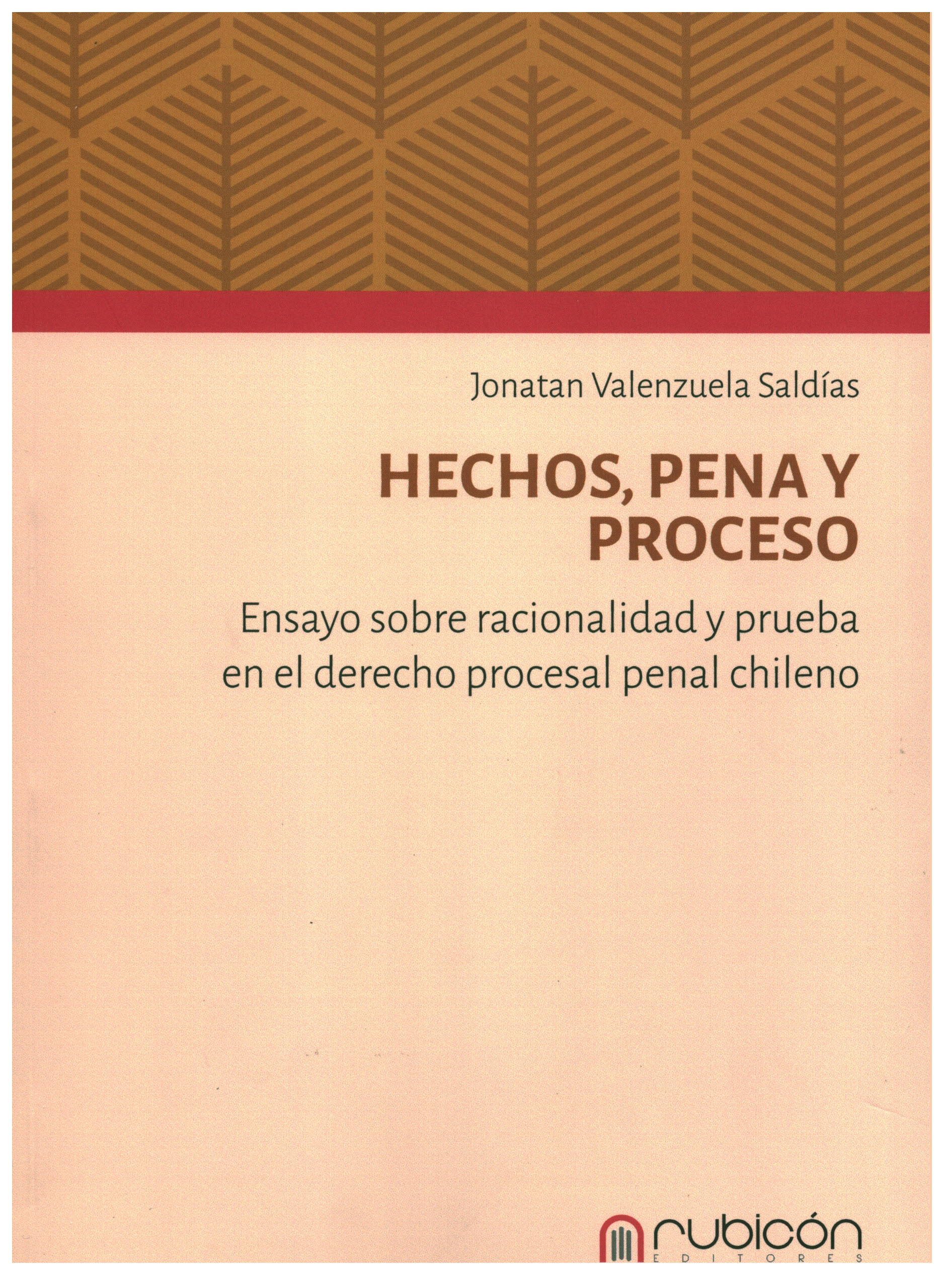 Hechos, pena y proceso. ensayos sobre racionalidad y prueba en el derecho procesal penal chileno