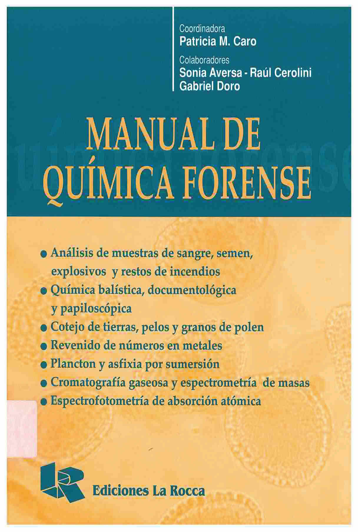 Manual de química forense