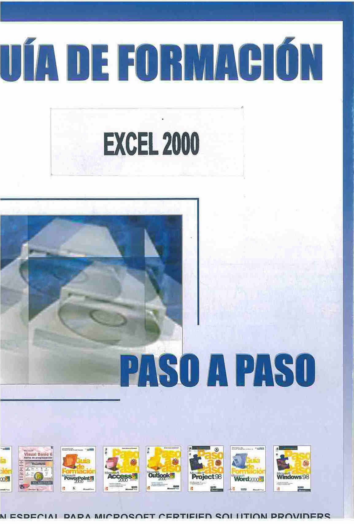 Excel 2000. Guía de formación paso a paso