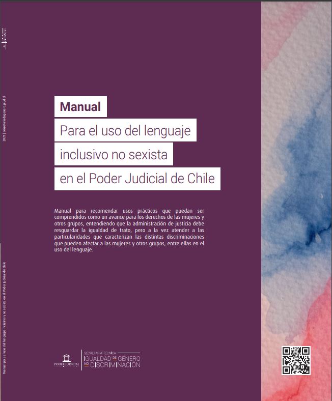 Manual para el uso del lenguaje inclusivo no sexista en el Poder Judicial de Chile