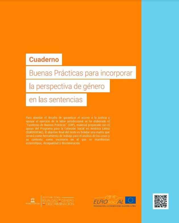 Cuaderno Buenas Prácticas para incorporar perspectiva género en la administración de Justicia