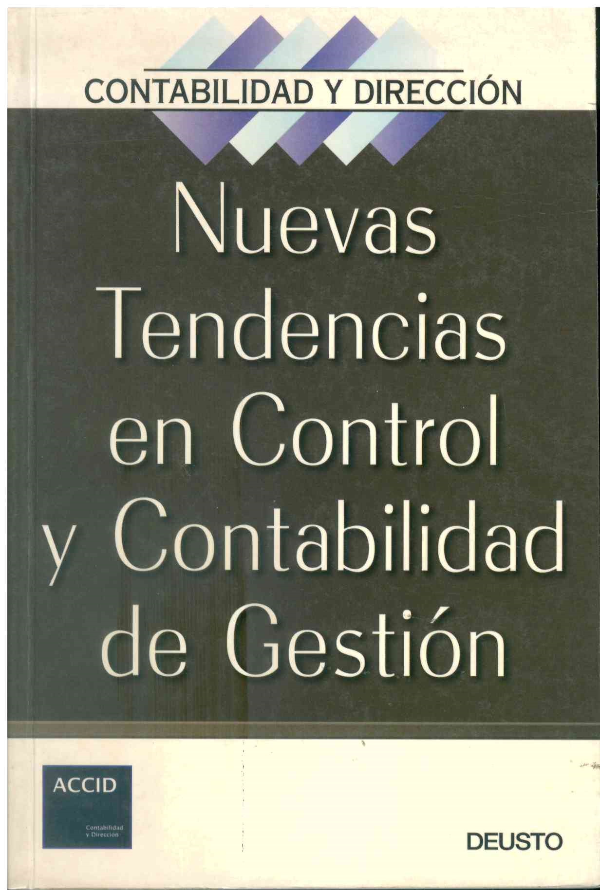 Nuevas tendencias en control y contabilidad de gestión