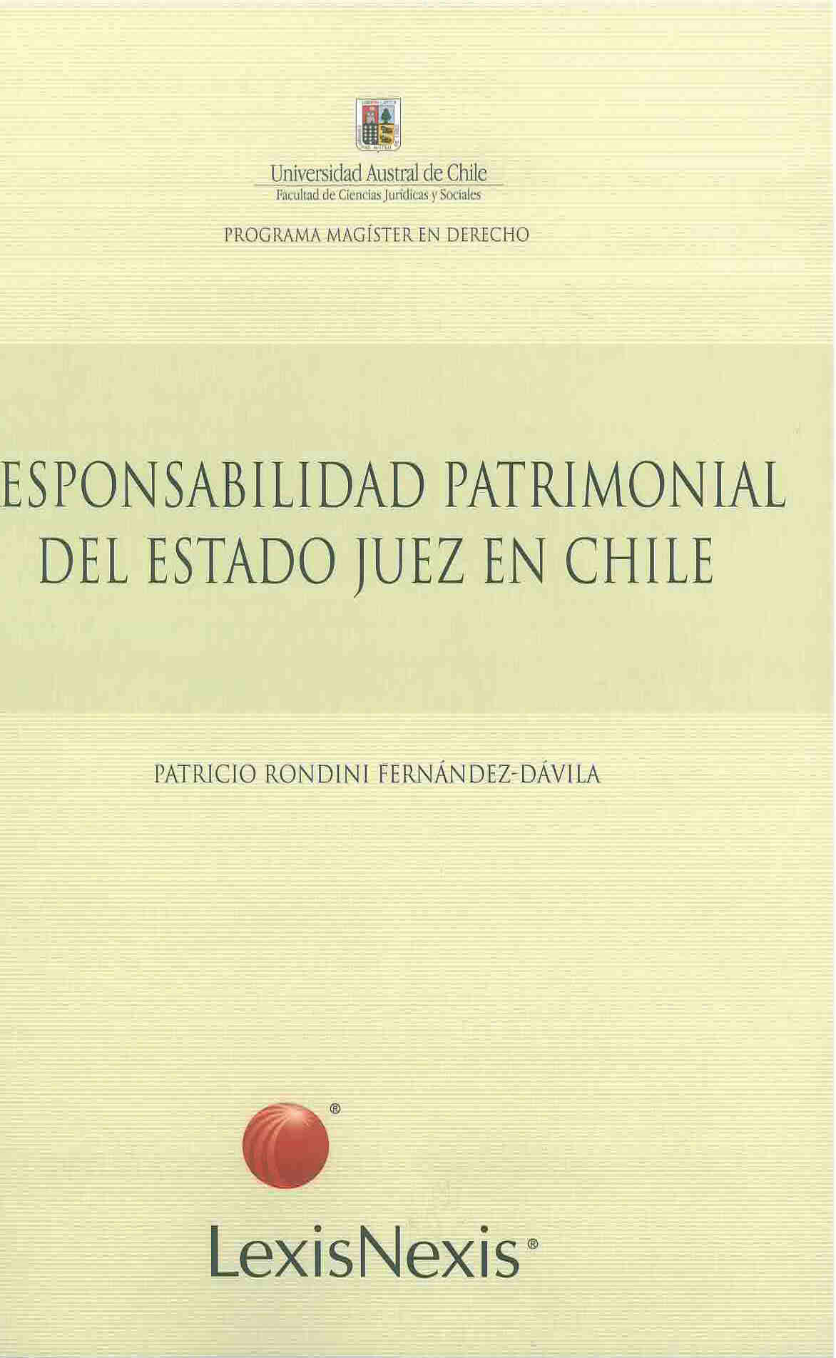 Responsabilidad patrimonial del Estado Juez en Chile