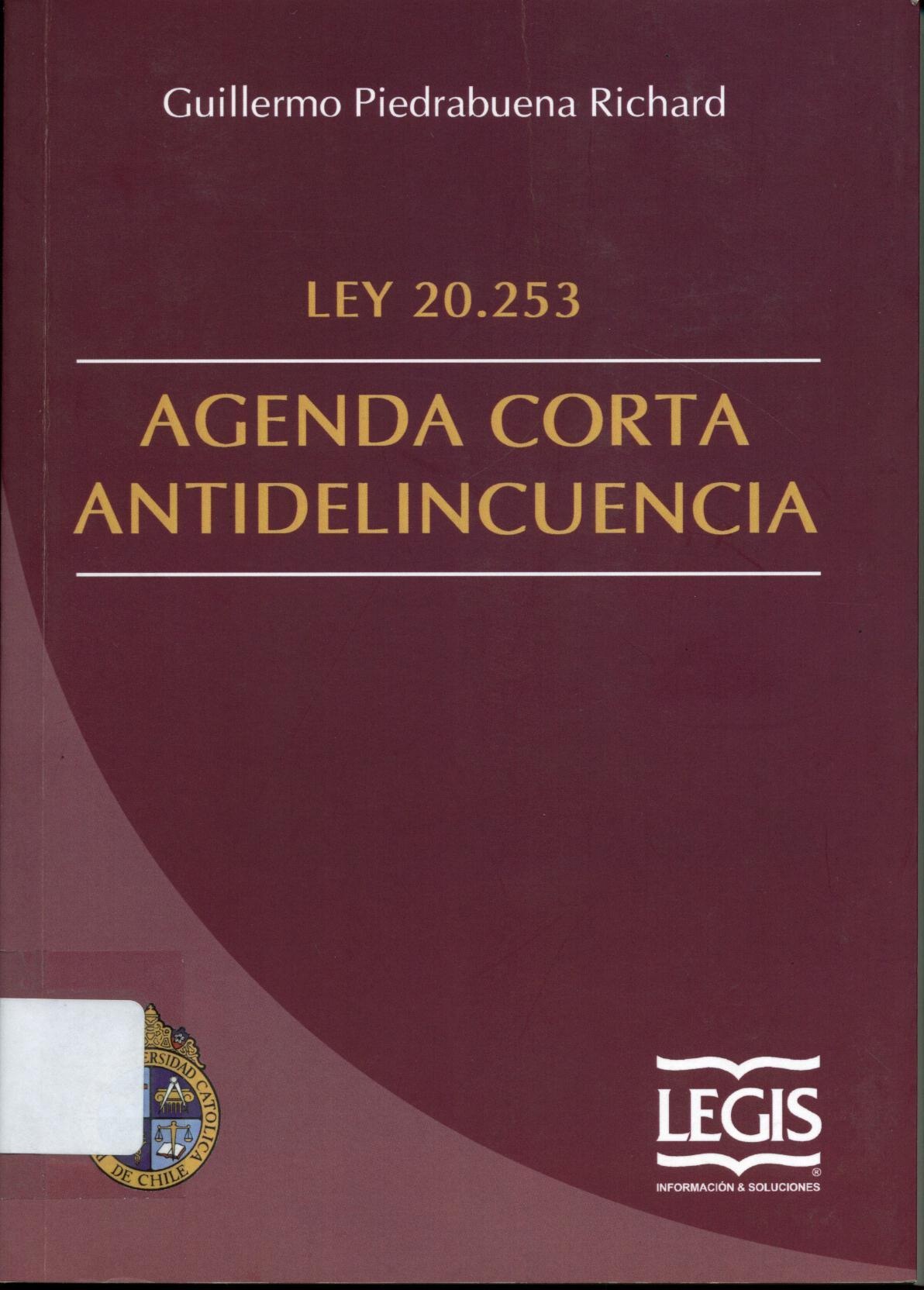 Ley 20.253 Agenda corta antidelincuencia