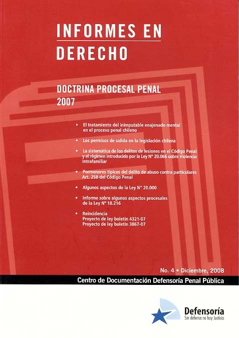 Doctrina procesal penal 2007