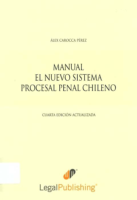 Manual del nuevo sistema procesal penal