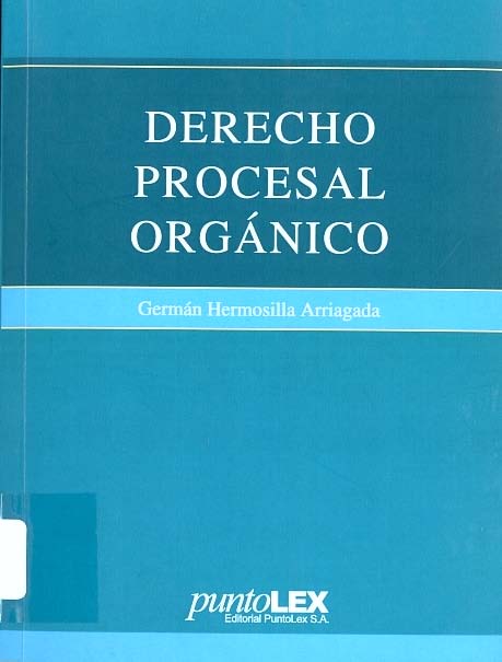 Derecho procesal orgánico