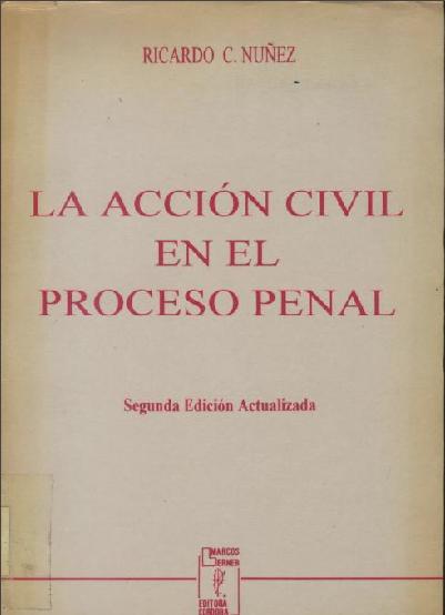 La acción civil en el proceso penal