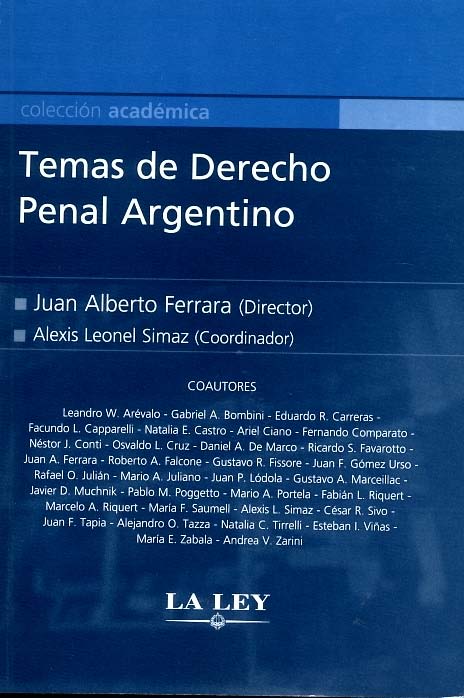 Temas de Derecho Penal Argentino