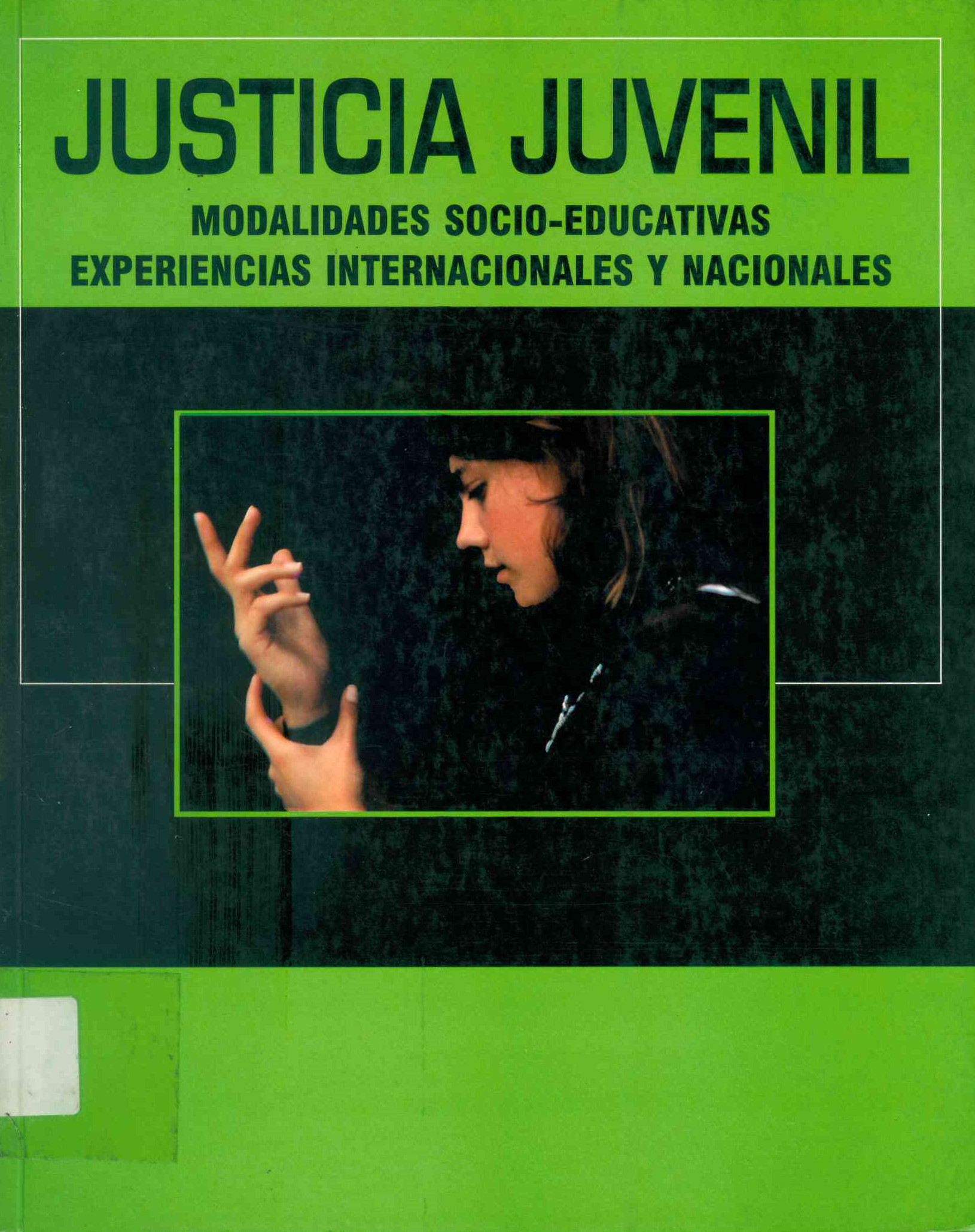 Justicia juvenil modalidades socio-educativas experiencias internacionales y nacionales