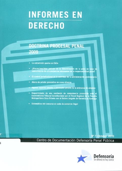 Doctrina procesal penal 2009
