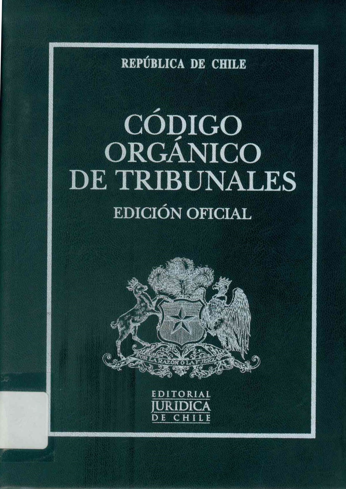 Código orgánico de tribunales