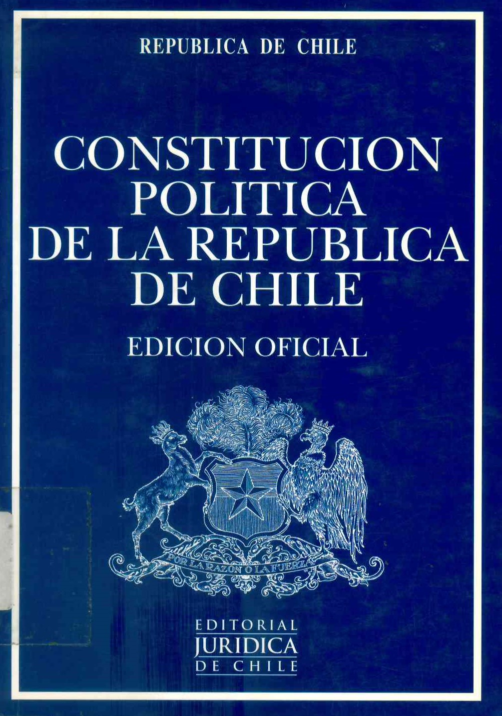 Constitución política de la República de Chile : edición oficial