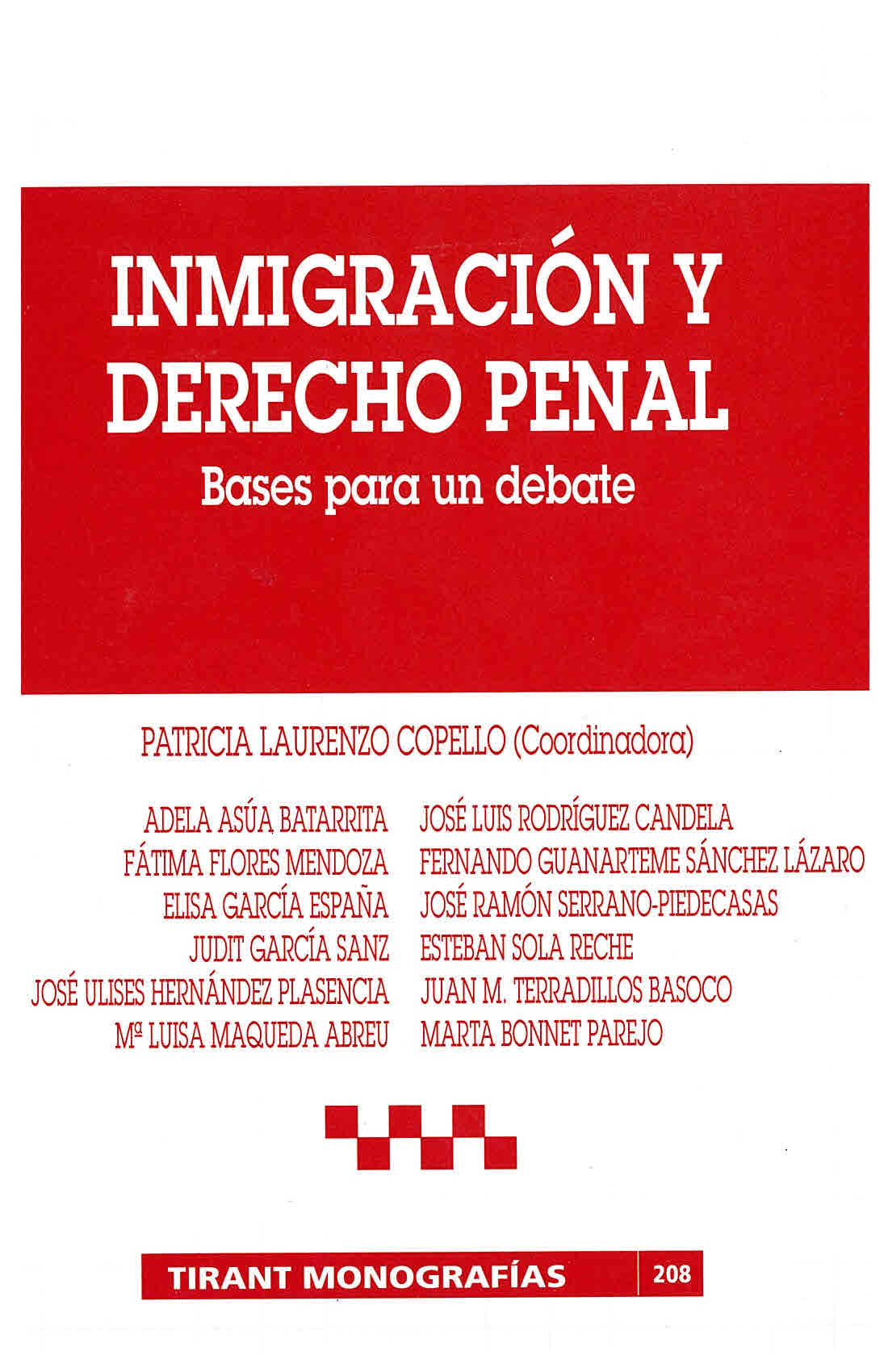 Inmigración y derecho penal: bases para un debate