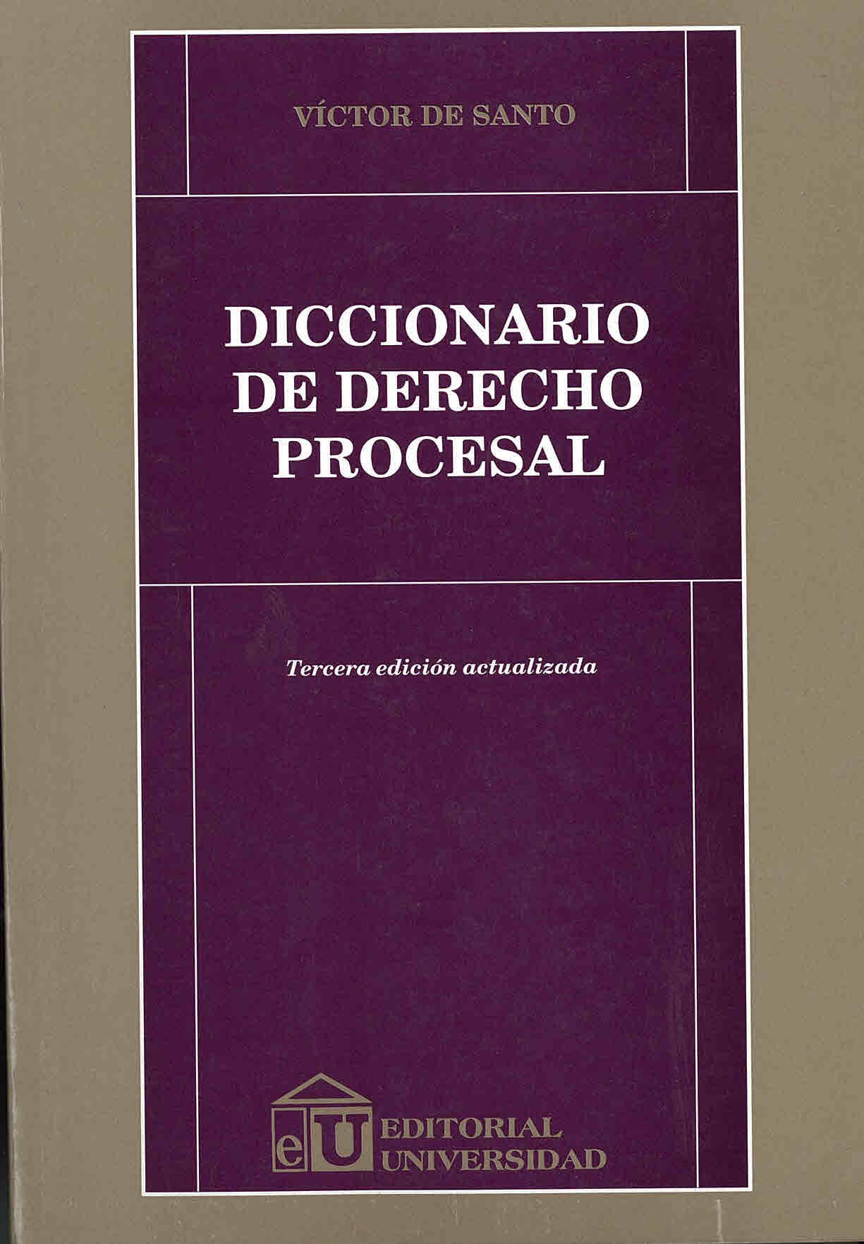 Diccionario de derecho procesal