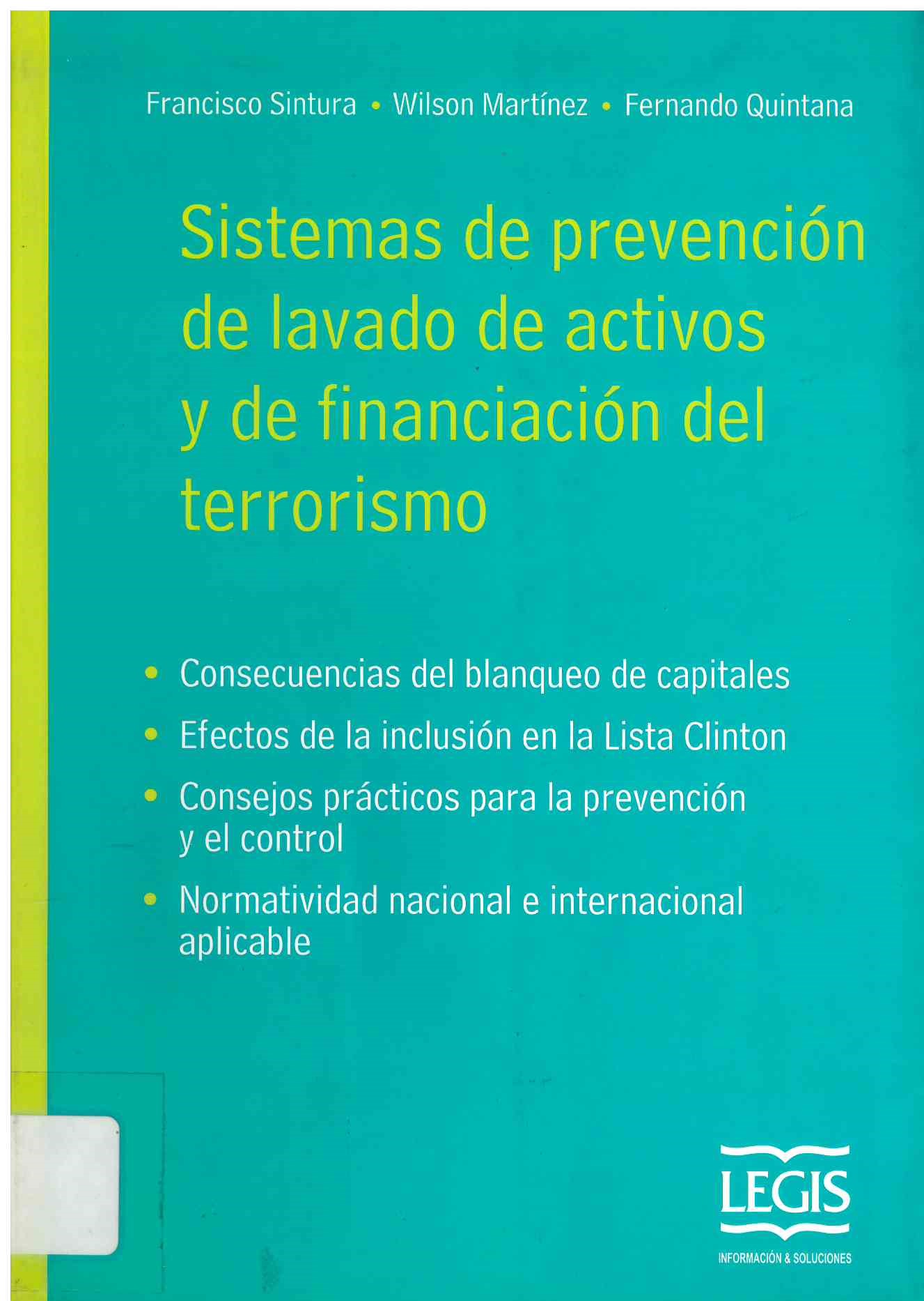Sistemas de prevención de lavado de activos y de financiación del terrorismo