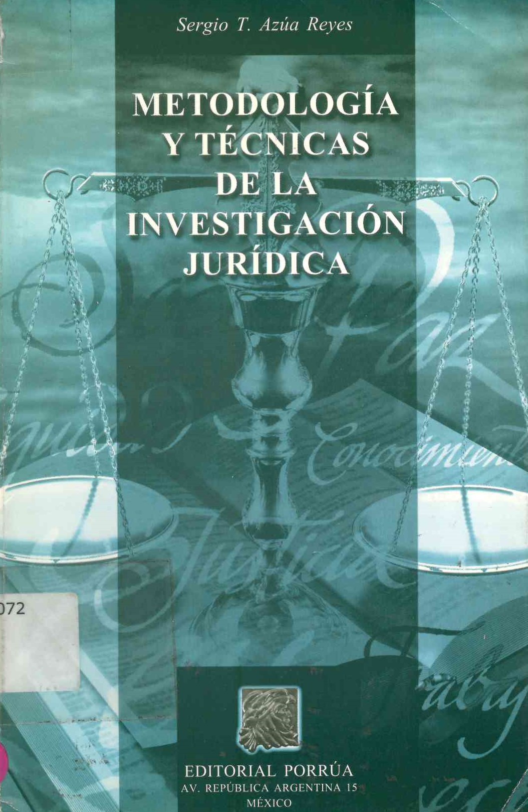 Metodología y técnicas de la investigación juridica