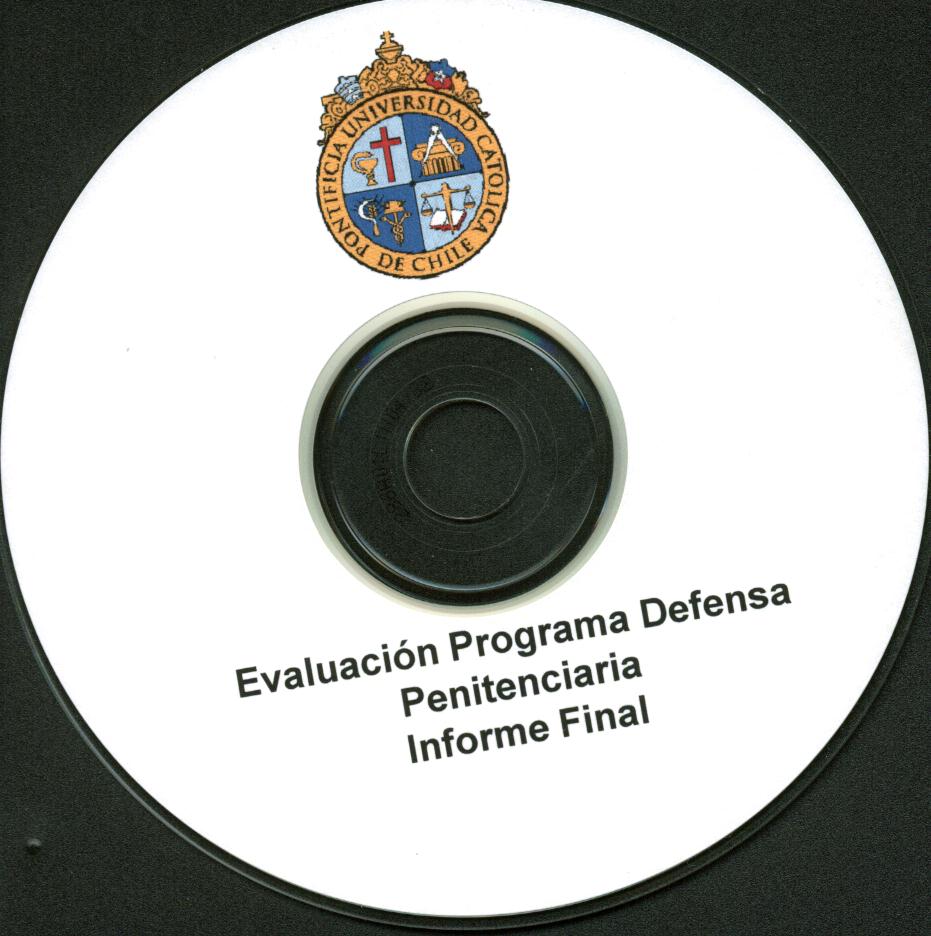 Evaluación programa defensa penitenciaria. Informe final
