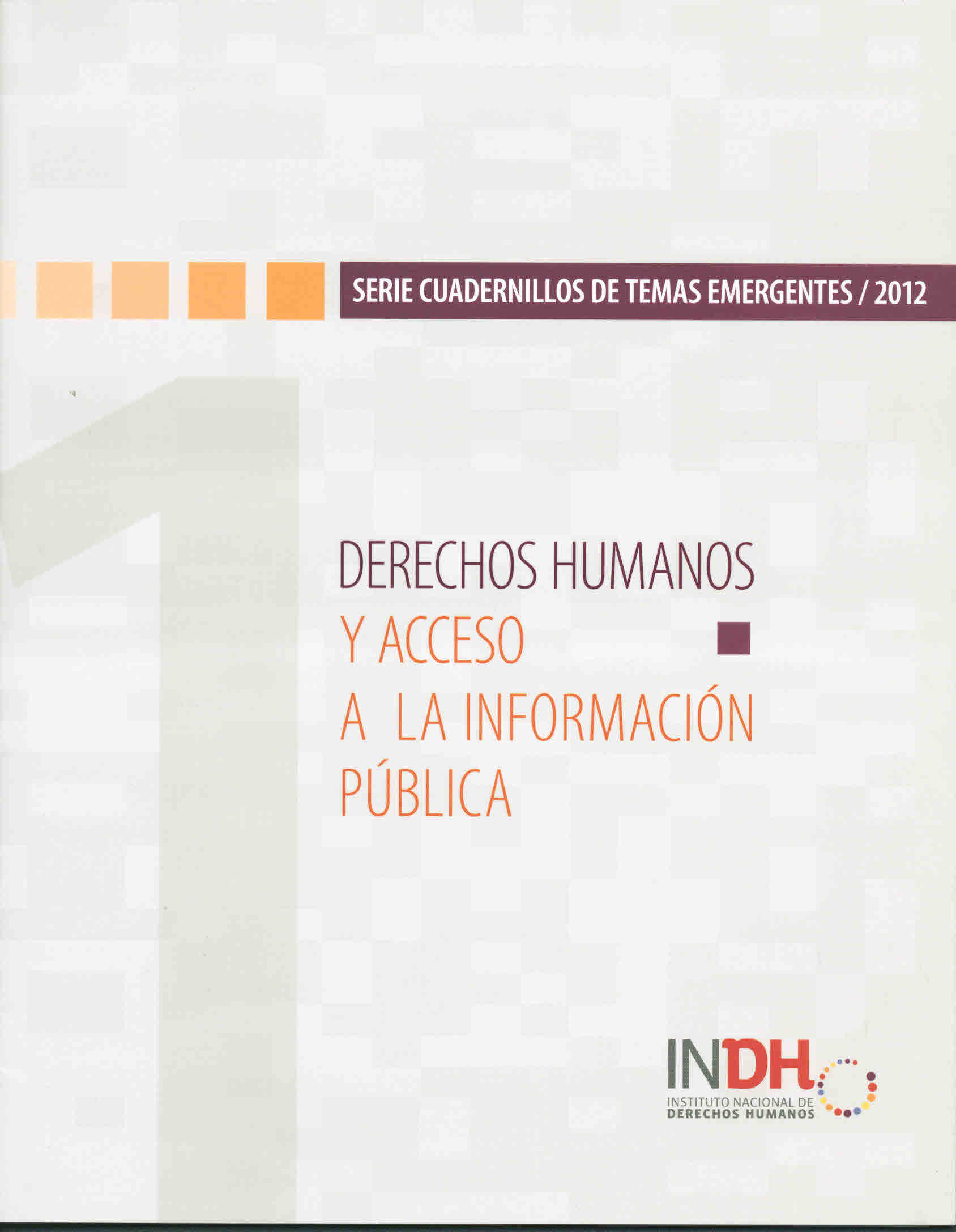 Derechos humanos y acceso a la información