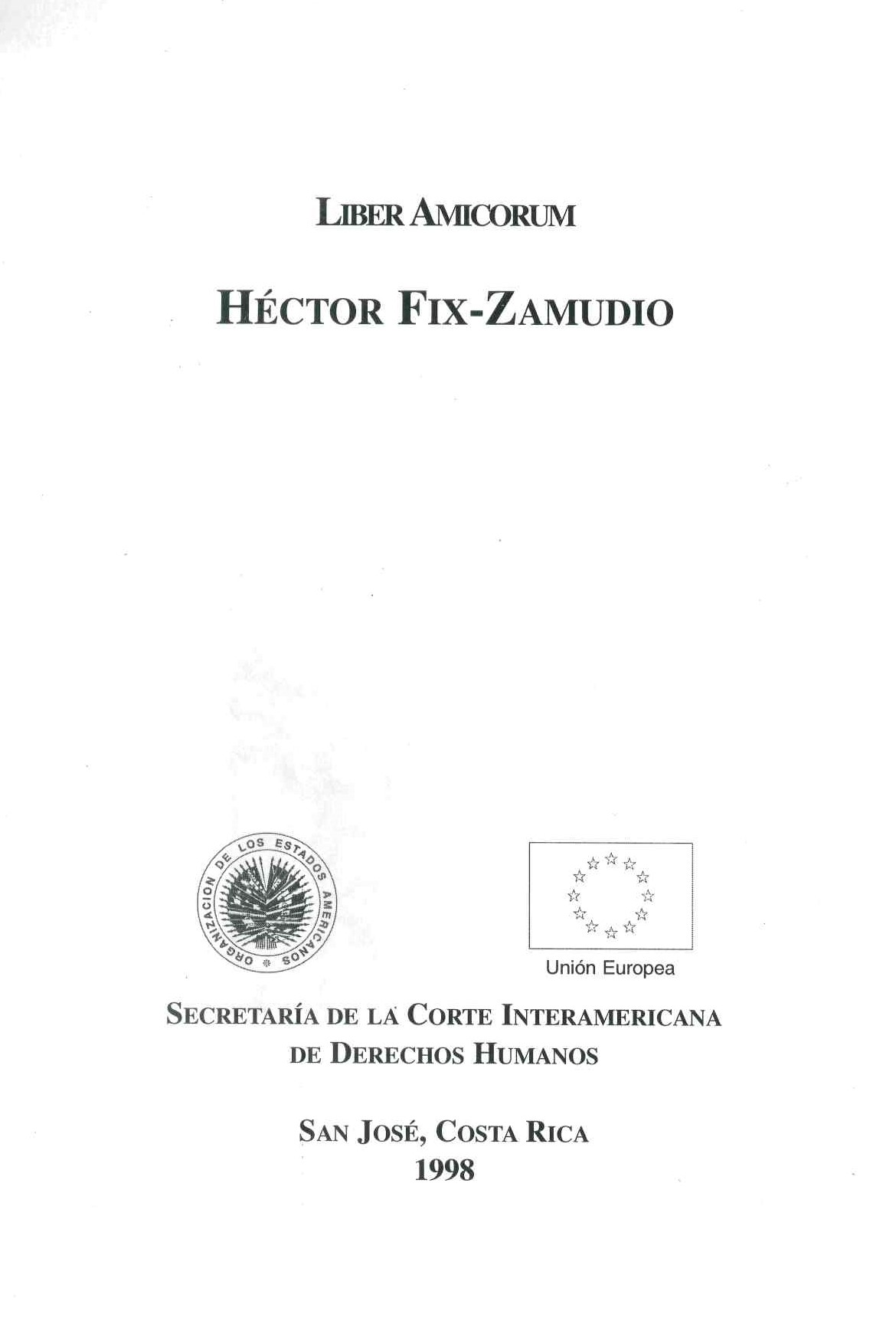Liber amicorum Héctor Fix-Zamudio