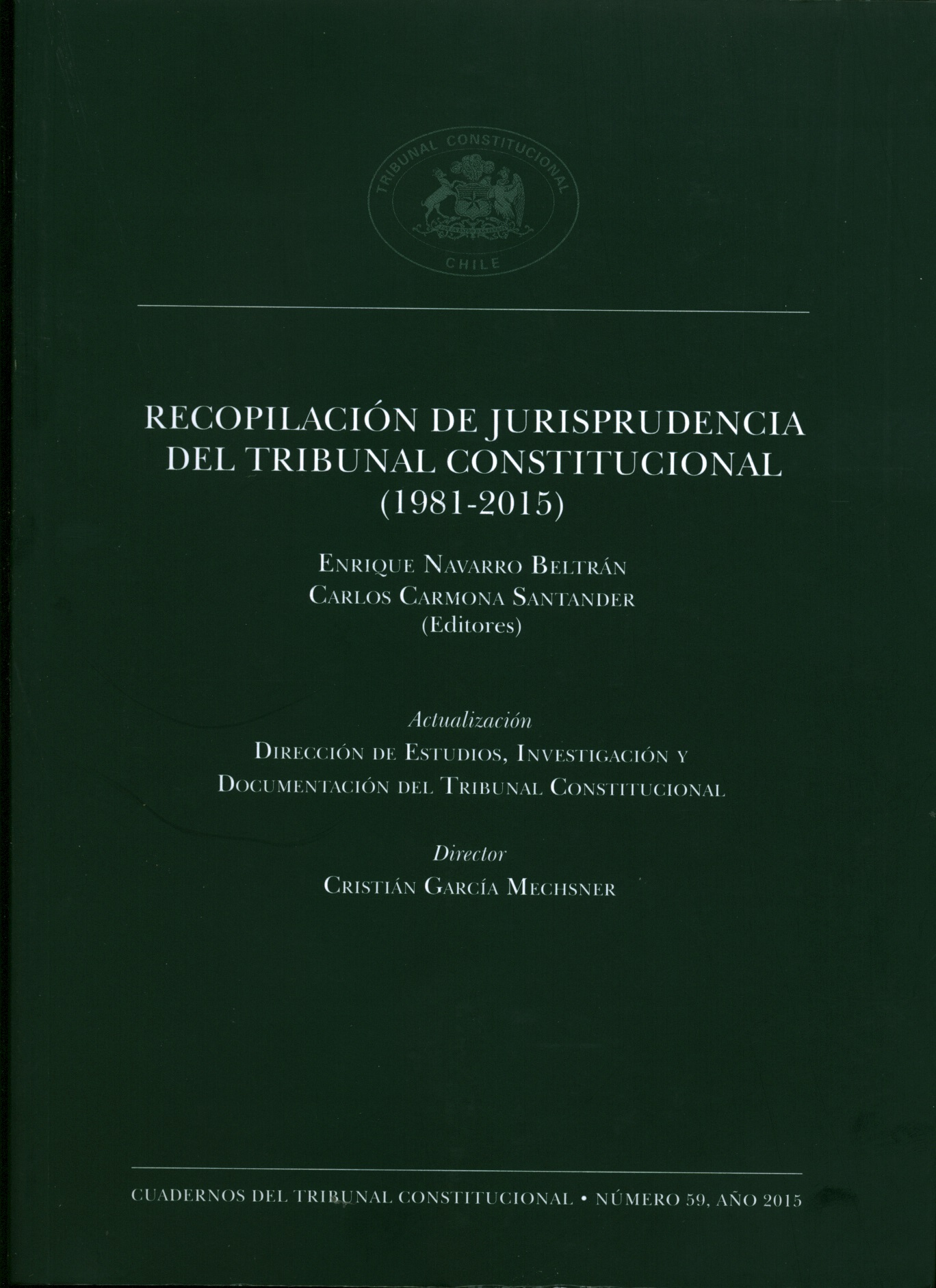 Recopilación de jurisprudencia del tribunal constitucional (1981-2015)